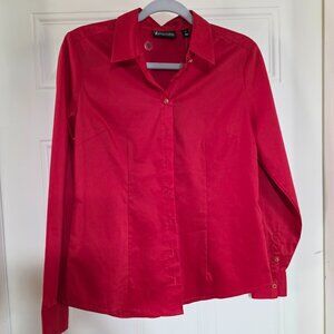 7th Avenue Design Studio's Ladies Red Blouse-NWT